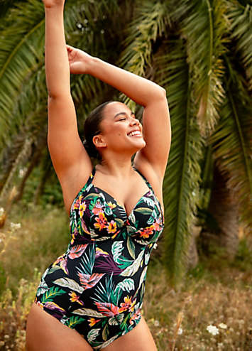 Cuba Libre Underwired Plunge Swimsuit By Curvy Kate Look Again