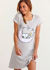 Snoopy Print Nightdress by Peanuts 