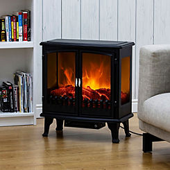 1.8KW Double Door Electric Stove Fire by Warmlite