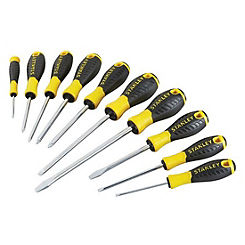 10 Piece Mixed Screwdriver Set by Stanley