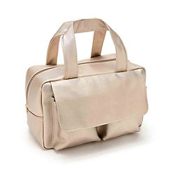 100% Recycled Iris Carry All Wash Bag - Gold by Victoria Green