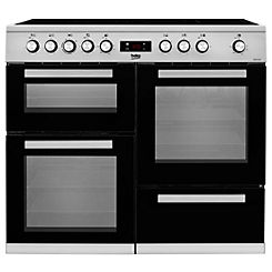 100 cm Double Oven Electric Range Cooker KDVC100X by Beko