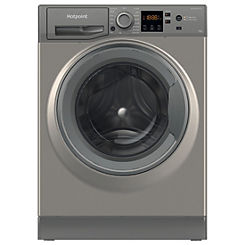 10KG 1400 Spin Washing Machine NSWM1043CGGUKN - Graphite by Hotpoint