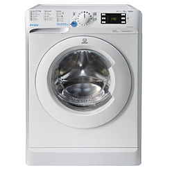 10KG 1600 Spin Washing Machine BWE101684XW - White by Hotpoint