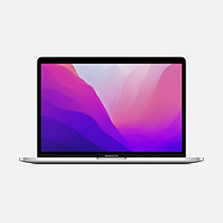 13-inch MacBook Pro: M2 Chip with 8-Core CPU and 10-Core GPU, 256GB SSD - Silver by Apple