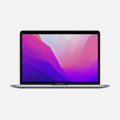 13-inch MacBook Pro: M2 Chip with 8-Core CPU and 10-Core GPU, 256GB SSD - Space Grey by Apple