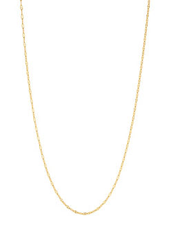 14K Real Gold Plated Recycled Diamond Cut Chain Necklace - Gift Pouch by Inicio