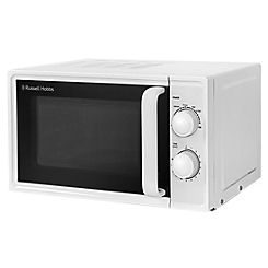 17L Textures Manual Microwave RHM1725 - White by Russell Hobbs
