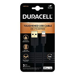1m USB-A to Lightning Cable by Duracell