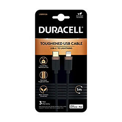 1m USB-C to Lightning Cable by Duracell