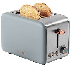 2-Slice Toaster by Salter - Grey & Rose Gold
