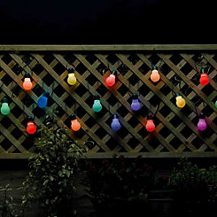 20 LEDs Solar Powered Garden Party String Lights by Smart Garden
