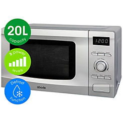 20L Digital Microwave AMD2002S - Silver by Abode