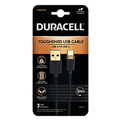 2m USB-A to USB-C Cable by Duracell