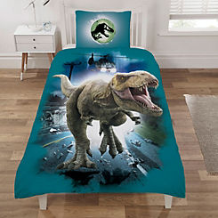 3 Helicopter Chase Duvet Cover Set by Jurassic World