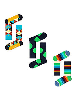 3-Pack Classics Socks Gift Set by Happy Socks