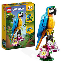 3 in 1 Exotic Parrot to Frog to Fish Animal Figures Building Toy by LEGO Creator