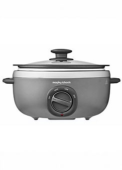 3.5L Sear & Stew Slow Cooker - 460022 by Morphy Richards