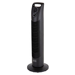 30-Inch Tower Fan with 2 Hours Timer - Black by Black and Decker