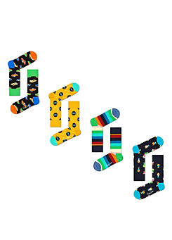 4-Pack At the Diner Socks Gift Set by Happy Socks