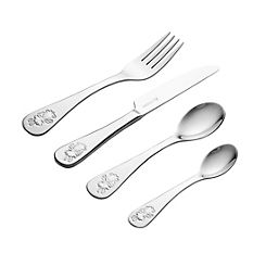 4 Piece Stainless Steel Kids Fairy Themed Cutlery Set by Viners