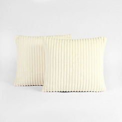 45x45cm Ribbed Cushion Covers by Sienna