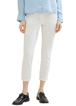 5-Pocket Cropped Trousers by Tom Tailor