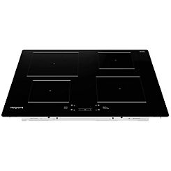 59cm Electric Induction Hob TQ1460SNE - Black by Hotpoint