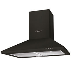 60 cm Chimney Cooker Hood CCE116/1N - Black by Candy