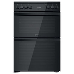 60cm Electric Cooker - Double Oven by Indesit