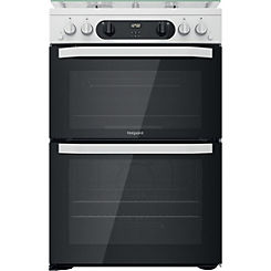 60cm Gas Cooker - Double Oven by Hotpoint