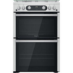60cm Gas Cooker - Double Oven by Hotpoint