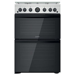 60cm Gas Cooker - Double Oven by Indesit