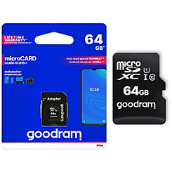 64GB SD Card by Goodram