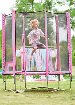 6ft Springsafe® Trampoline & Enclosure - Pink by Plum