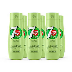 7 Up Free Flavour Concentrate 440 Ml - Six Pack by Sodastream