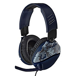 70 Blue Camo Gaming Headset by Turtle Beach