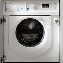 7KG 1200 Spin Integrated Washing Machine BIWMIL71252UKN by Indesit