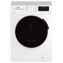 7KG/4KG 1200 Spin Washer Dryer WDL742431W - White by Beko