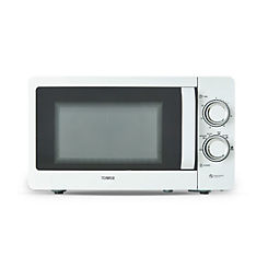 800W 20L Manual Microwave T24042WHT - White & Chrome by Tower