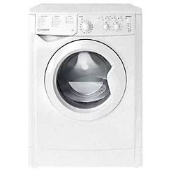 8KG 1200 Spin Washing Machine IWC81283WUKN - White by Indesit