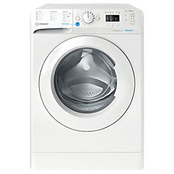 8KG 1400 Spin Washing Machine BWA81485XWUKN - White by Indesit