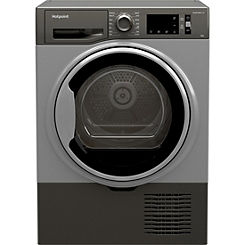 8KG Condenser Tumble Dryer H3D81GSUK - Graphite by Hotpoint