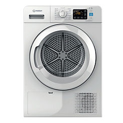 8KG Heat Pump Tumble Dryer YTM1182XUK - White by Indesit