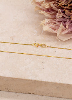 9CT Yellow Gold Mini Round Snake Chain by Tuscany Gold