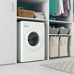 9KG 1200 Spin Washer MTWC91284WUK - White by Indesit