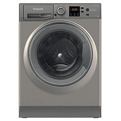 9KG 1400 Spin Spin Washing Machine NSWM945CGGUKN - Graphite by Hotpoint