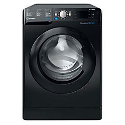 9KG 1400 Spin Washing Machine BWE91496XKUKN - Black by Indesit