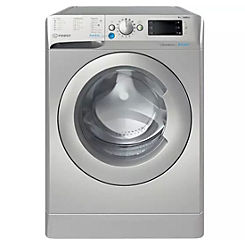 9KG 1400 Spin Washing Machine BWE91496XSUKN - Silver by Indesit