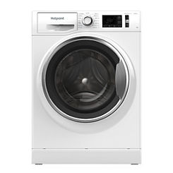 9KG 1400 Spin Washing Machine NM11 945 WC A UK N - White by Hotpoint